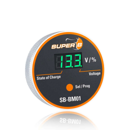 Super B Anzeige BM01 12V + Kabel 5m für Epsilon 12V100/12V150Ah