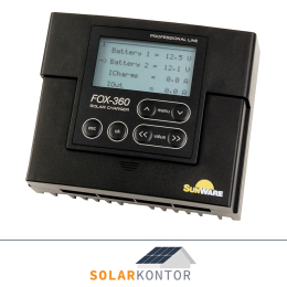 SunWare FOX-360 LCD Solar Laderegler
